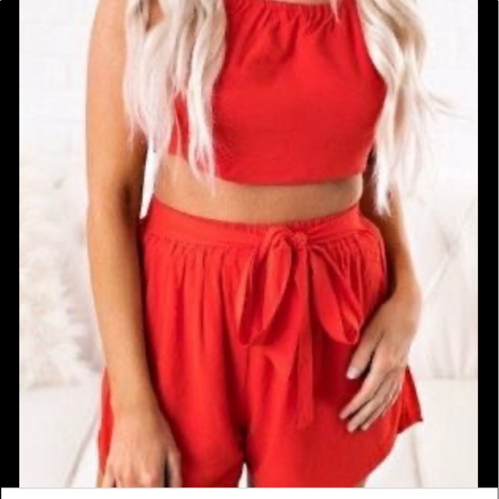 Red 2 piece set